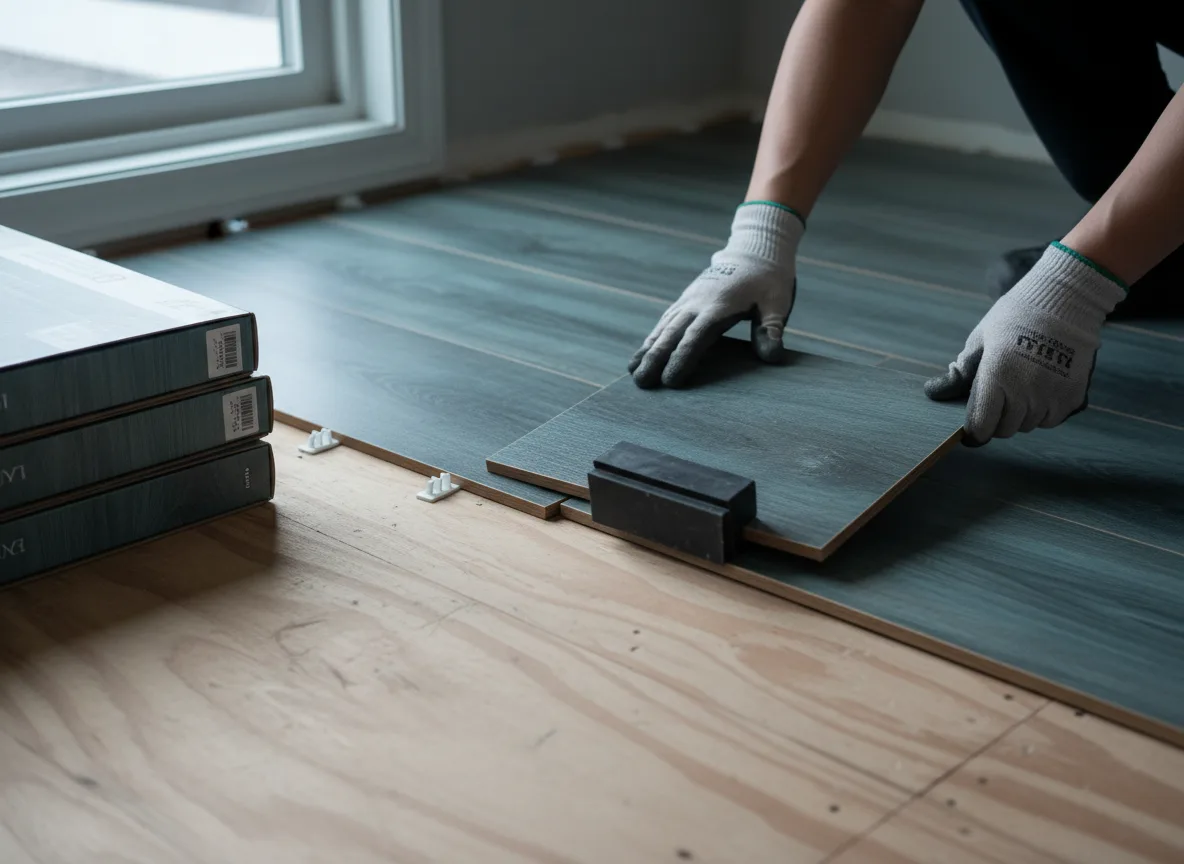 Luxury Vinyl Plank Installation company in Hustler, WI